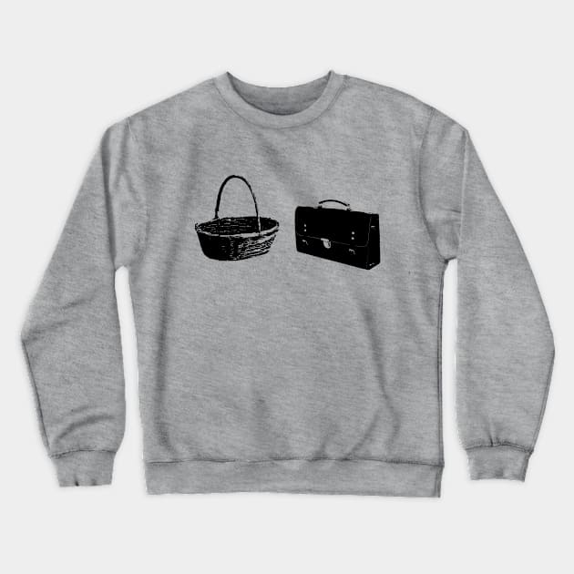 basket+case Crewneck Sweatshirt by wordsonshirts
